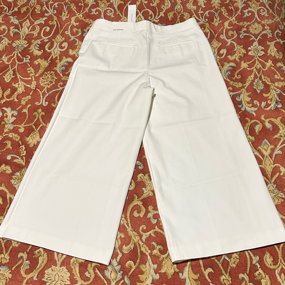Elegant White Wide-Leg Pants - Picture 7 of 8